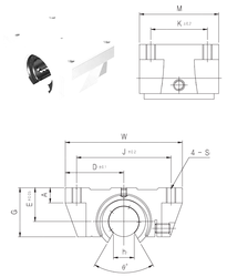 Bearing TBR25UU images