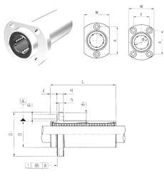 Bearing LMHP30LUU images