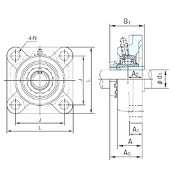 Bearing UKFX09+H2309 images