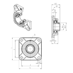 Bearing USF201 images