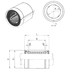 Bearing LM10AJ images