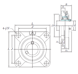 Bearing UCFS320-64 images