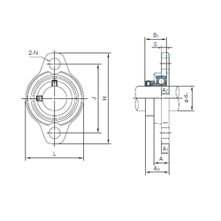 Bearing UFL000 images