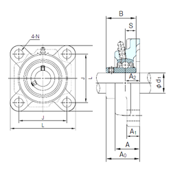 Bearing UCF201 images