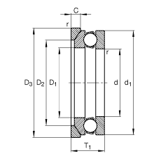 Bearing 53317 + U317 images