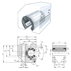 Bearing KGSCS20-PP-AS images