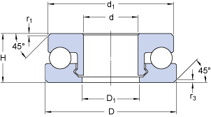 Bearing 51100 V/HR11Q1 images