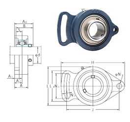 Bearing UCFA209-26 images