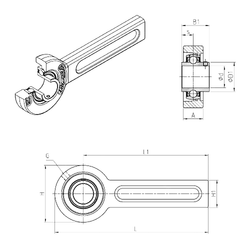 Bearing UCSP201 images