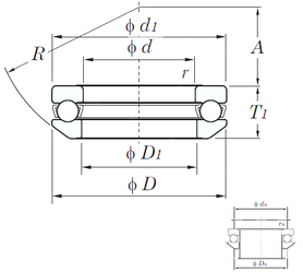 Bearing 53311 images