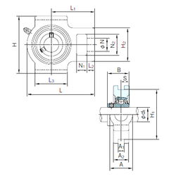 Bearing UCTX14 images