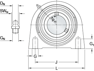 Bearing SYF 25 TF images