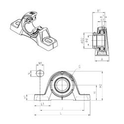 Bearing ESPE212 images