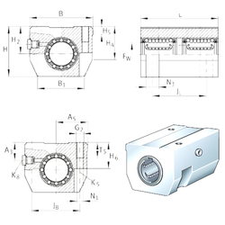 Bearing KTHK20-B-PP-AS images