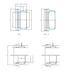 Bearing NKX45Z images