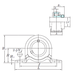 Bearing SAPP205 images