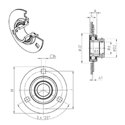 Bearing ESPF204 images