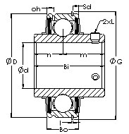 Bearing ER209-26 images