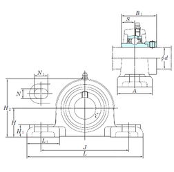 Bearing NAPK206-18 images