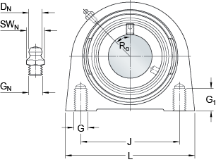 Bearing SYF 45 FM images