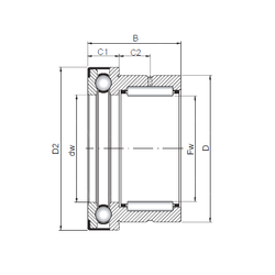 Bearing NKX 70 Z images