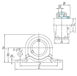 Bearing SBPP206 images