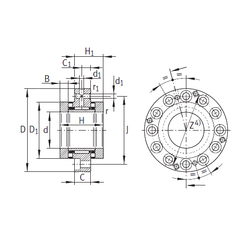 Bearing ZARF70160-TV images