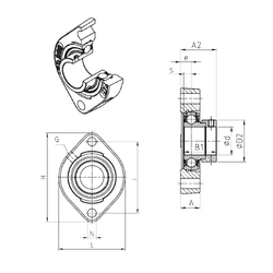 Bearing ESFD205 images