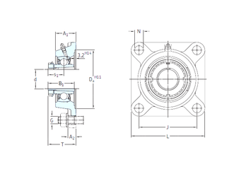 Bearing FYJ 55 KF+HA 2311 images