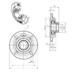 Bearing ESFEE212 images