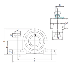 Bearing BLP208 images