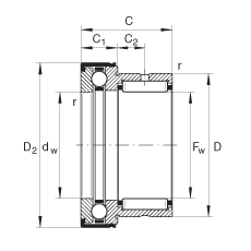 Bearing NKX45-Z images