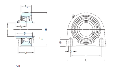 Bearing SYF 40 FM images