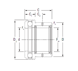 Bearing NAXK10 images