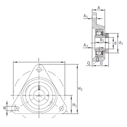 Bearing PCFTR20 images