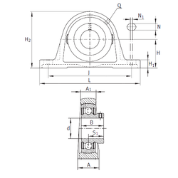 Bearing PAKY1-3/16 images