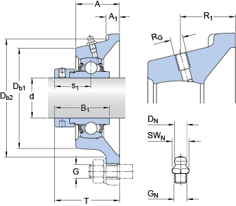 Bearing FY 1.1/2 WF images