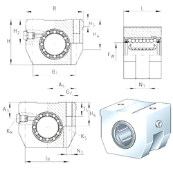 Bearing KGHK08-B-PP-AS images