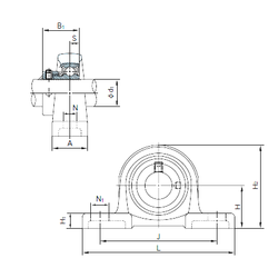 Bearing KHLLP201AJ images