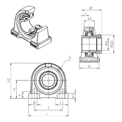 Bearing EXPA204 images