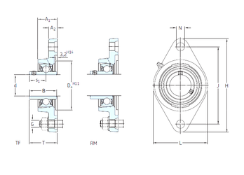 Bearing FYT 1.1/2 FM images