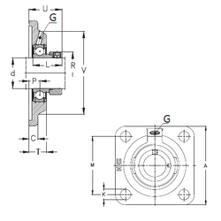 Bearing PCF20 images