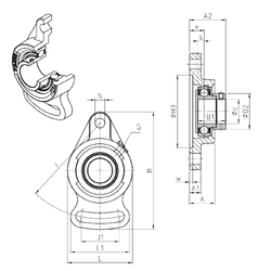 Bearing ESFAE207 images