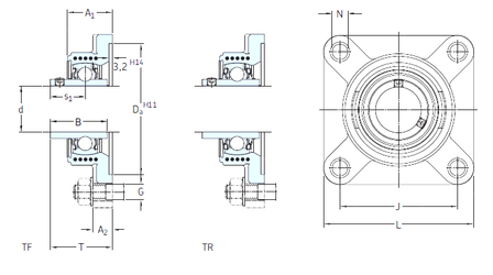 Bearing FYK 35 TR images