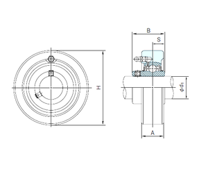 Bearing UCC205 images