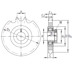 Bearing KSR15-B0-10-10-14-08 images