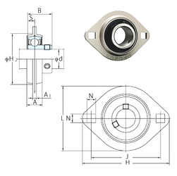 Bearing SBPFL202-10 images