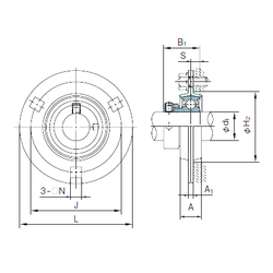 Bearing KHPF207A images