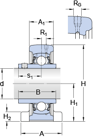 Bearing SYFJ 45 TF images