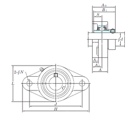 Bearing NANFL211-32 images